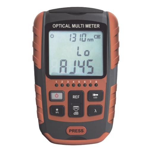 [LINKEDPROBYEPCOM_LP-M-OPM-R] LINKEDPRO BY EPCOM Medidor de Potencia Óptica (MINI OPM) / Versión Reducida / Compatible con Fibra Óptica Multimodo y Monomodo / Soporta conectores SC, ST Y FC / Incluye Función de VFL / Incluye función para probar Cables RJ45 / Recargable