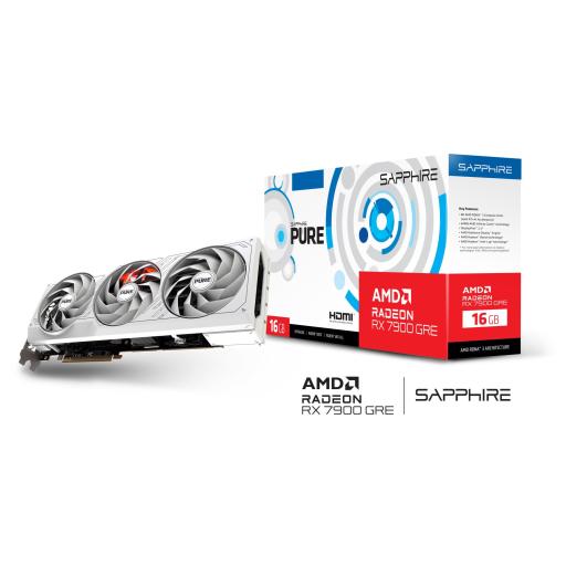 [SAPPHIRE_11325-03-20G] Tarjeta de video Sapphire PURE AMD Radeon RX 7900 GRE 16GB GDDR6