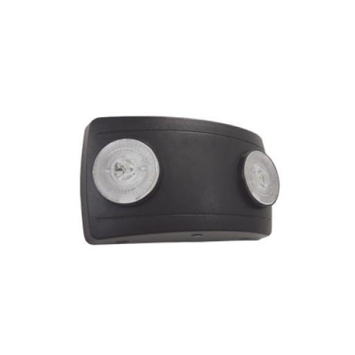 [SFIRE_SF660LB] SFire Luz de Emergencia Dual LED ultra compacta/150 lúmenes/Luz fría/Batería de Respaldo Incluida/Botón de test / Color Negro