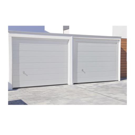 [ACCESSPRO_SEC-GAR97] AccessPRO Sección para puerta de Garage / Lisa / Color blanco / Para GARAGE97 / Estilo Americana.