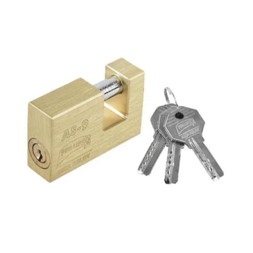 [PHILLIPS-ASSAABLOY_MX2185] PHILLIPS-ASSA ABLOY Candado para Cortina  #9 / Opera con 11 pernos de combinación / Alta seguridad.