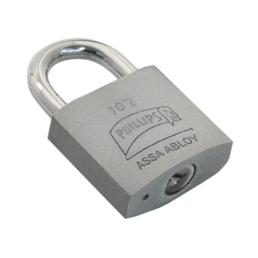 [ASSAABLOY_MX3399] Assa Abloy Candado de Hierro Sólido de Alta Resistencia / Gancho Largo / Llave PH-32 para 4 Pernos de Combinación  / Para Condiciones Secas  y Protegidas.