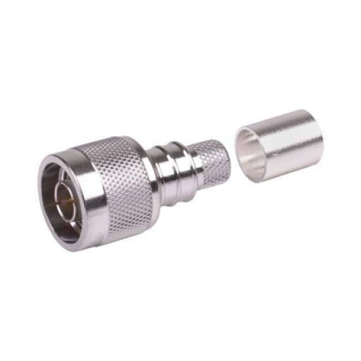 [TIMESMICROWAVESYSTEMS_EZ-400-NM-KD] Times Microwave Systems Conector N Macho Plegable con Pin Cautivo para cables Tipo RG8