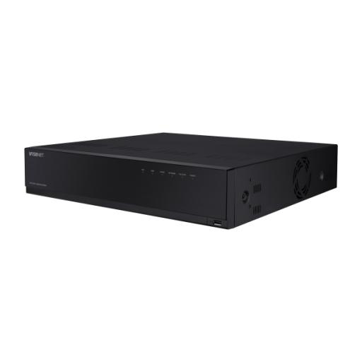 [HANWHA_WRN-810S-1TB] Hanwha NVR de 12 Megapíxel con Wisenet Wave Embebido / Incluye 4 Licencias / 1TB Incluido / 8 canales / 8 puertos PoE+ / H.265 & WiseStream / E/S de alarma