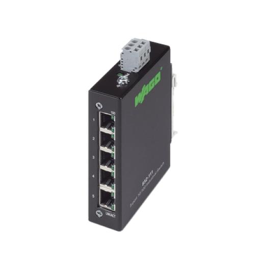 [WAGO_852-111] WAGO Industrial ECO Switch 5 puertos 100 Base-T Negro
