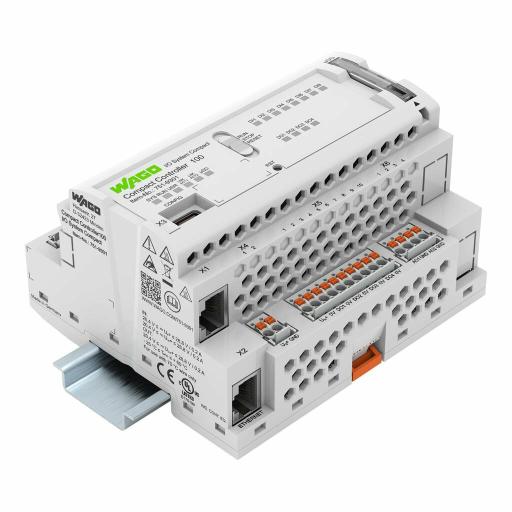 [WAGO_751-9301] WAGO Controlador compacto 100; 8DI 4DO 2AI 2NI1K/PT1K 1RS485; 2 x ETHERNET; SD