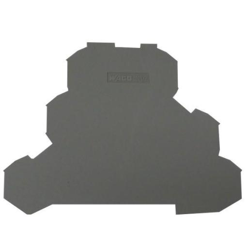 [WAGO_2002-3291] WAGO Placa final e intermedia; espesor 0,8 mm; gris
