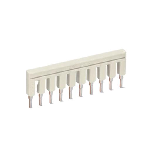 [WAGO_2002-410] WAGO Puente; 10 polos; aislado; gris claro