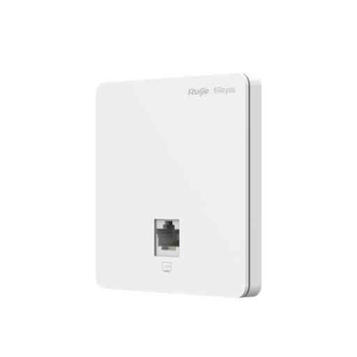 [RUIJIE_RG-RAP1200(F)] RUIJIE Punto de Acceso para pared, 802.11ac Wave 2, MIMO 2X2, 1.2 Gbps, puerto adicional frontal 10/100 ideal para habitaciones
