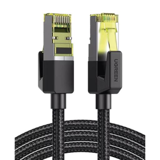 [UGREEN_80423] Ugreen Cable Ethernet Cat7 CLASSⅠF/FTP Redondo con Malla de Nylon 2 Metros