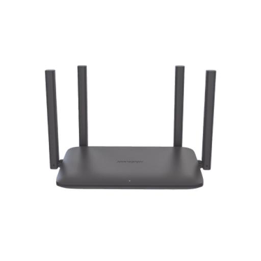 [HIKVISIONDIGITALTECHNOLOGY_DS-3WR15X] Hikvision Digital Technology Router Inalámbrico WISP / Wifi 6 / Hasta 1500 Mbps / Doble Banda AC (2.4 GHz y 5 GHz) / 4 Puertos 10/100/1000 Mbps /  4 Antenas Omnidireccional de 20 dBi / Interior