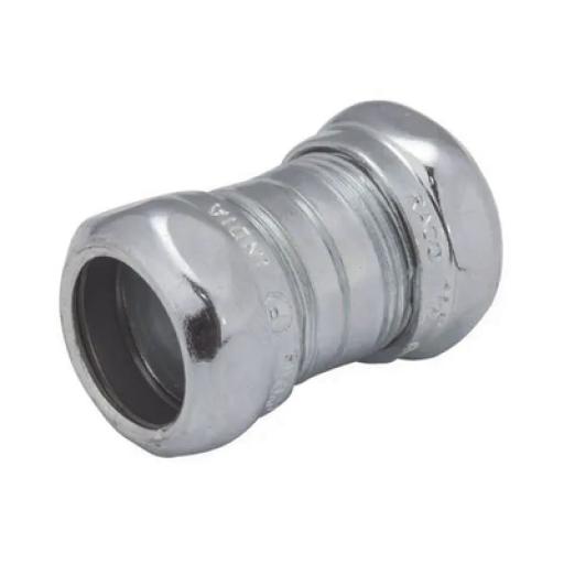 [HUBBELL_HUB-2925] Hubbell Cople Compresión de Acero Galvanizado para Pared Delgada de 1 1/4" .