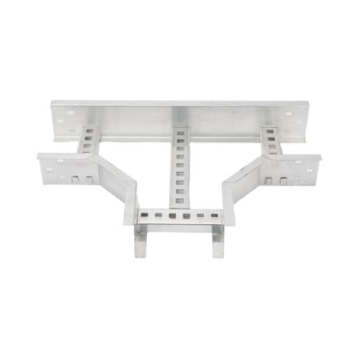 [CHAROFIL_CH-THE8R8X6AK] CHAROFIL Derivación "T" Horizontal de Aluminio Perfil Z / Peralte 3 1/4" / Ancho 6"/ Radio 8" / Incluye Tornillería