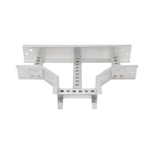 [CHAROFIL_CH-THE8R8X9AK] CHAROFIL Derivación "T" Horizontal de Aluminio Perfil Z / Peralte 3 1/4" / Ancho 9"/ Radio 8" / Incluye Tornillería