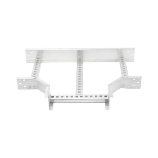 [CHAROFIL_CH-THE8R8X12AK] CHAROFIL Derivación "T" Horizontal de Aluminio Perfil Z / Peralte 3 1/4" / Ancho 12"/ Radio 8" / Incluye Tornillería