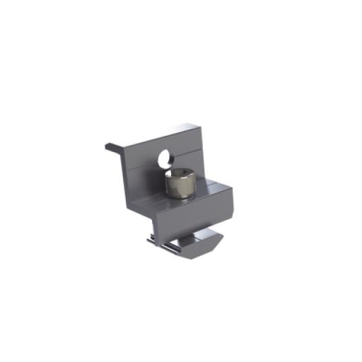 [EPCOM_EPLECN230/35] Epcom Sujetador final 30 mm y 35 mm para montaje de paneles solares en riel 5 y 8