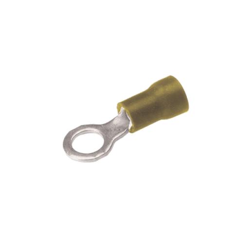 [HUBBELLBURNDY_HUB-TP-10-516] HUBBELL BURNDY Zapata Terminal de Ojillo  para Tornillo 5/16 in (8 mm)/ Calibre 12-10 AWG / Con Aislamiento de Vinilo.