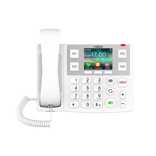 [FANVIL_X305] Fanvil Teléfono IP Wi-Fi Botones Braille Grandes diseñado para hospitales, Asilos, Bluetooth Integrado