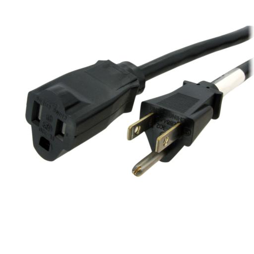 [STARTECH.COM_PAC1013] StarTech.com CABLE EXTENSOR DE ALIMENTACION PARA PC NEMA 5-15 H A M DE 91CM .