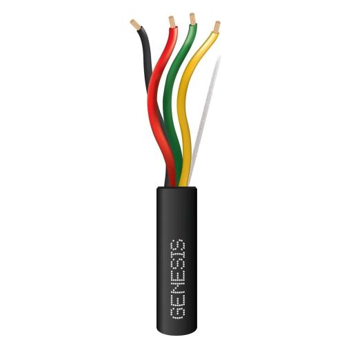 [GENESIS_4154-1008] GENESIS Bobina de Cable de 305m 4x14 AWG / Cable DIRECT BURIAL / Color Negro