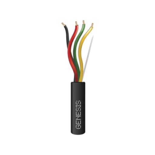 [GENESIS_4154-1008] GENESIS Bobina de Cable de 305m 4x14 AWG / Cable DIRECT BURIAL / Color Negro