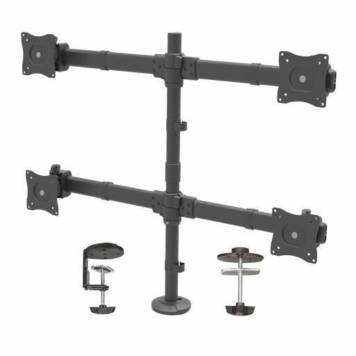 [STARTECH.COM_ARMQUAD] StarTech.com BRAZO DE ESCRITORIO ARTICULADO O PARA SOPORTE DE 4 MONITORES