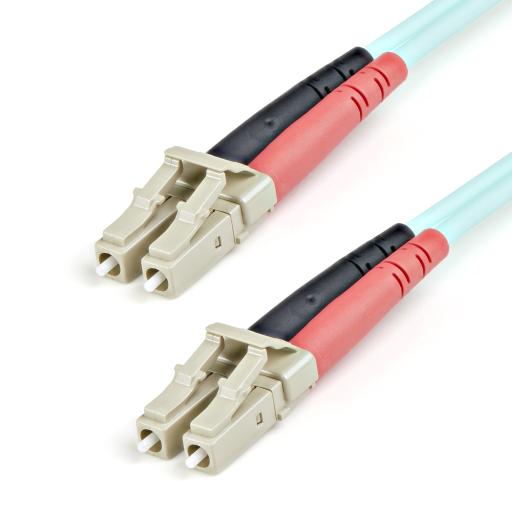 [STARTECH.COM_A50FBLCLC1] StarTech.com CABLE FIBRA PATCH 10GB LC A LC MULTIMOD 50/125 DUPLEX 1M AQUA