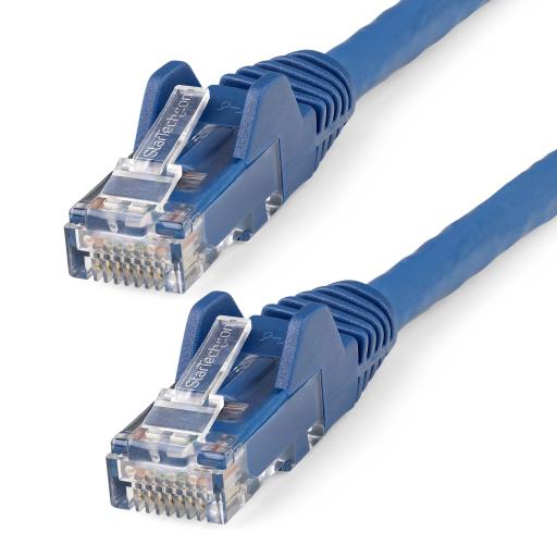 [STARTECH.COM_N6LPATCH5MBL] StarTech.com CABLE ETHERNET CAT 6 DE 5M LSZH PATCH UTP SIN ENGANCHES AZUL