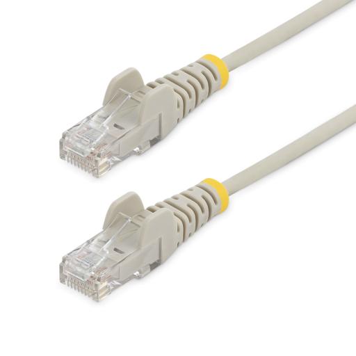 [STARTECH.COM_N6PAT6INGRS] StarTech.com CABLE 15CM RED ETHERNET CAT6 SIN ENGANCHES SNAGLESS GRIS