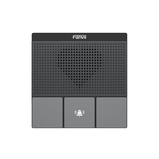 [FANVIL_A10W] Fanvil Mini Intercomunicador Wi-Fi para hotelería, hospitales, con diseño elegante, PoE, 3 botones, 1 relevador integrado de salida y entrada.