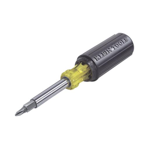 [KLEINTOOLS_32500-12CS-SEN] Klein Tools Desarmador Multipunta, 11 en 1, con Puntas Phillips, Ranuradas, Cuadradas y Torx.