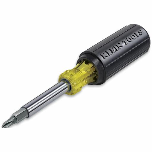 [KLEINTOOLS_32500-12CS-SEN] Klein Tools Desarmador Multipunta, 11 en 1, con Puntas Phillips, Ranuradas, Cuadradas y Torx.