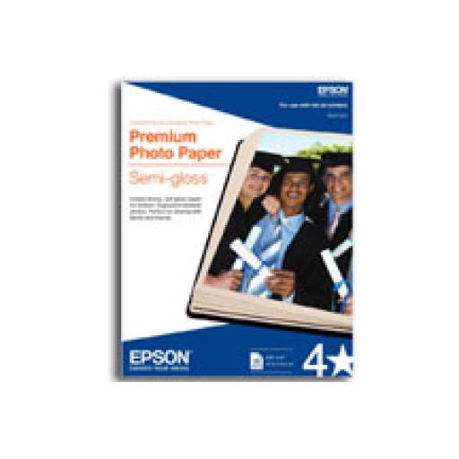 [EPSON_S041331-ML] Epson PAPEL PREMIUM SEMIGLOSS PHOTO 20 HOJAS TAM CARTA 8.5IN X 11IN