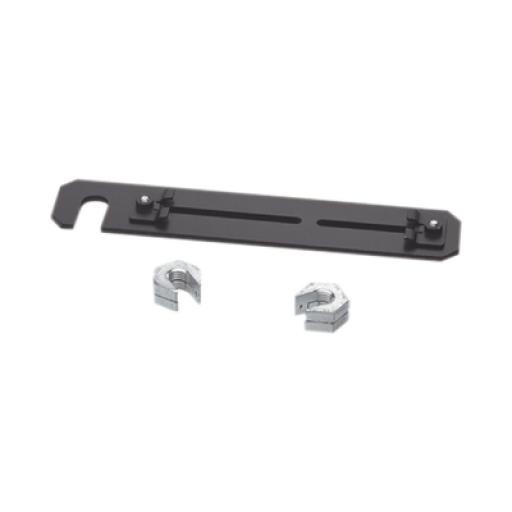 [PANDUIT_FR6TRBE58] Panduit Soporte de Montaje a Techo, para Canaletas FiberRunner 4X4 o 6x4, Uso con Varilla Roscada de 5/8", Color Negro
