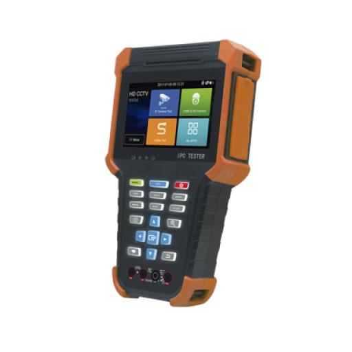 [EPCOM_EPMONTVI4KLITE] Epcom Tester de video de 4” / Prueba de cámara analógica / Prueba de cámara IP, soporte 4K, H.264 y H.265 / TVI de 8 MP, CVI de 8 MP, AHD de 8 MP / Multímetro digital / Entrada HDMI