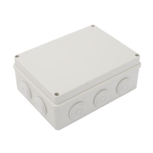 [PRECISION_PST-1419-ER] Precision Gabinete Derivación de Plástico (140 X 190 X 76 mm) con 10 Glándulas de Goma