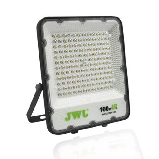 [JWJ_JLRET-300B] JWJ Reflector Tipo Lupa 300 W / 376 x 35 x 328 mm / Flujo luminoso 30 000 lm / 110 - 240 Vca~ 60Hz / Uso en exterior / IP66.