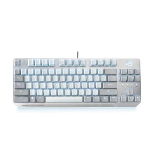 [ASUS_X806 STRIX SCOPE NX TKL] Teclado gamer ASUS ROG Strix Scope NX TKL X806 RGB Mecánico USB Blanco