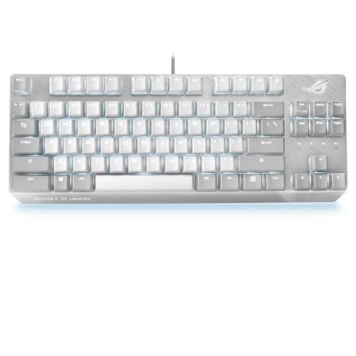 [ASUS_X806 STRIX SCOPE NX TKL] Teclado gamer ASUS ROG Strix Scope NX TKL X806 RGB Mecánico USB Blanco