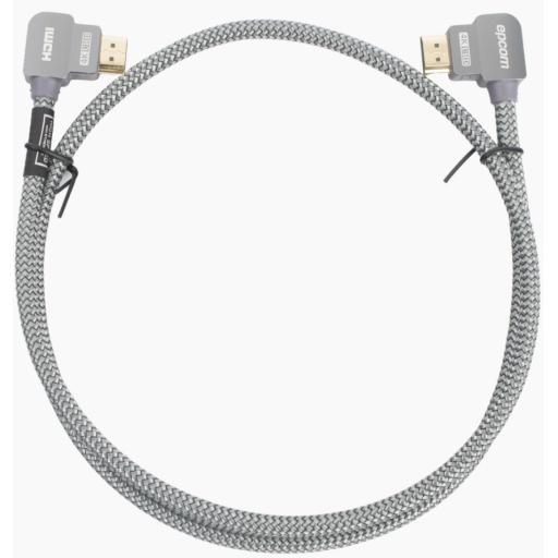 [EPCOM_EP-90H-1M] Epcom Cable HDMI Angulo 90º| 1m | Alta Definición | Version 2.0 | Alta velocidad 18Gbps | 4K@60Hz | 