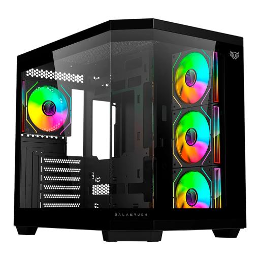 [BALAMRUSH_BR-938679] BALAMRUSH GABINETE BALAM RUSH (BR-938679) TANK MASTER 9600TB,ATX,1*USB 3.0,1*USB 2.0,CRISTAL TEMP,4 FAN,NEGRO