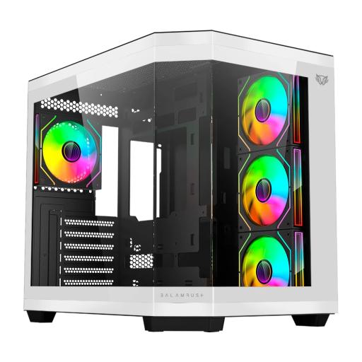 [BALAMRUSH_BR-938693] BALAMRUSH GABINETE BALAM RUSH (BR-938693) TANK MASTER 9600TB,ATX,1*USB 3.0,CRISTAL TEMP,4 FAN,BLANCO Y NEGRO