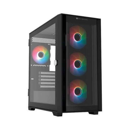 [BALAMRUSH_BR-938815] BALAMRUSH GABINETE BALAM RUSH (BR-938815) CARBONO TWIN MATE6000,MICRO ATX,1*USB 3.0,DOBLE PANEL,4 FAN,NEGRO