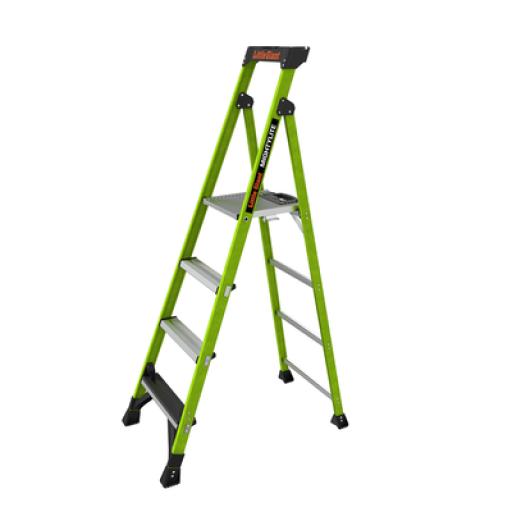 [LITTLEGIANT_MIGHTYLITE-6IA-V2] Little Giant Escalera de Aluminio + Fibra de Vidrio de 1.8m con Soporte para Herramienta. !La Más Liviana del Mundo! (SKU:15406-001)