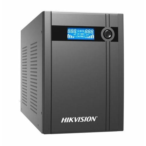 [HIKVISIONDIGITALTECHNOLOGY_DS-UPS3000-X] Hikvision Digital Technology UPS de 3000 VA / 1800 W / Pantalla LCD / Protección Contra Sobrecarga y Descarga / Entrada y Salida 120 VCA / 6 Tomas NEMA 5-15R (4 con Respaldo y 2 sin Respaldo)