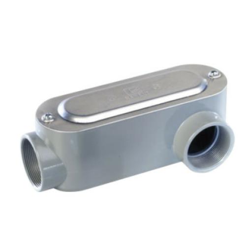 [RAWELT_OLL-0099C] RAWELT Caja oval roscada tipo LL de 1 1/4" (31.8 mm) Incluye tapa y tornillos.
