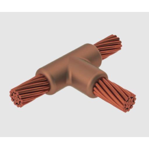 [TOTALGROUND_TGM-CCT-2/0-2/0] Total Ground Molde para Soldadura Exotérmica tipo T para cable 2/0 AWG - 2/0 AWG. 