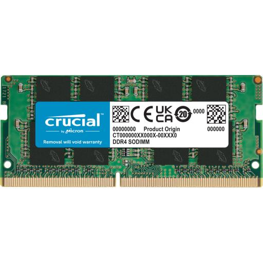 [CRUCIAL_CB16GS3200] MEMORIA SODIMM DDR4 CRUCIAL BASICS (CB16GS3200) 16GB 3200MHZ, CL22
