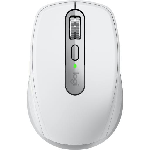 [LOGITECH_910-006933] Logitech MX Anywhere 3S - Ratón - óptico - 6 botones - inalámbrico - Bluetooth - receptor de USB Logitech Logi Bolt - gris pálido
