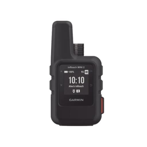 [GARMIN_10-02602-01] Garmin Navegador satelital InReach Mini 2 color negro, con cobertura global mediante la red Iridium, cuenta con botón de emergencia, batería para hasta 50 horas, GPS y brujula.